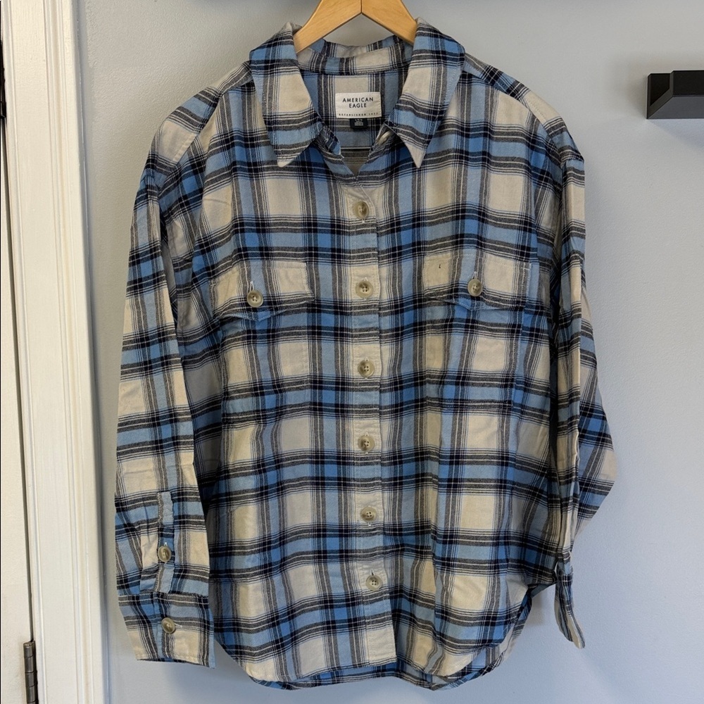 NWT American Eagle Oversized Flannel Shirt